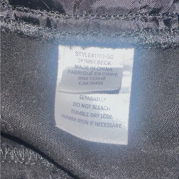 Crosby Black Cropped Cotton Trousers! Sz 4! - Picture 4 of 4